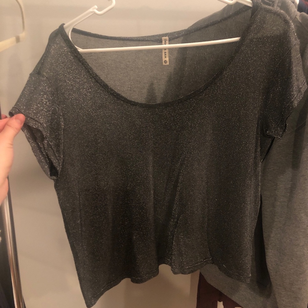 Sparkly crop top